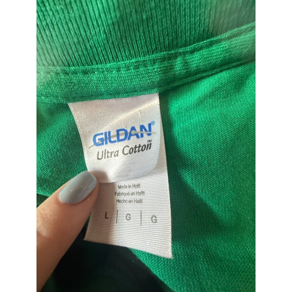 Massachusetts Lottery Keno Green T-Shirt Gildan Ultra Cotton NWT Mens LG - Picture 5 of 6